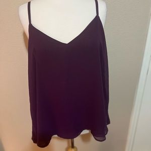Torrid Purple cami tank torrid  NWT